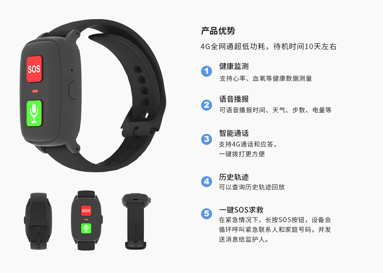4G智能手环S6W